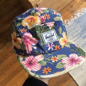 Herschel Flower 5 panel Hat | mens baseball cap